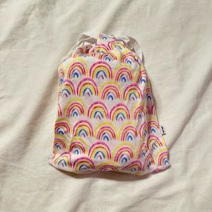 Little Sleepies Pastel Rainbows Fitted Mini Crib Sheet